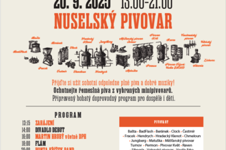 Nuselské pivní slavnosti se 20. září vrátí na původní místo, do Nuselského pivovaru