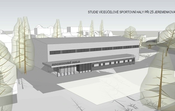V areálu ZŠ Jeremenkova vznikne nová víceúčelová sportovní ... Obrázek 1